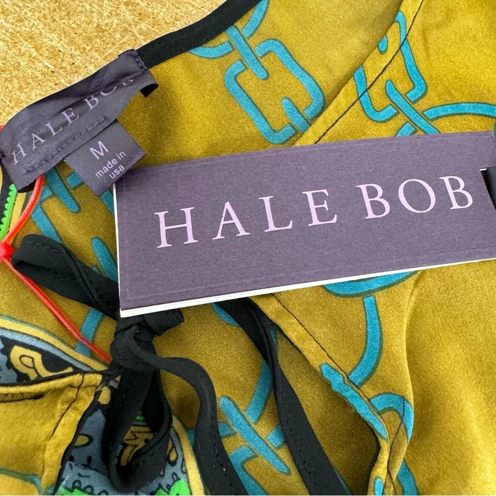 HALE BOB women's clothing sample sales, brand new , Printed Silk Dress  (HB047) - Picture 4 of 4
